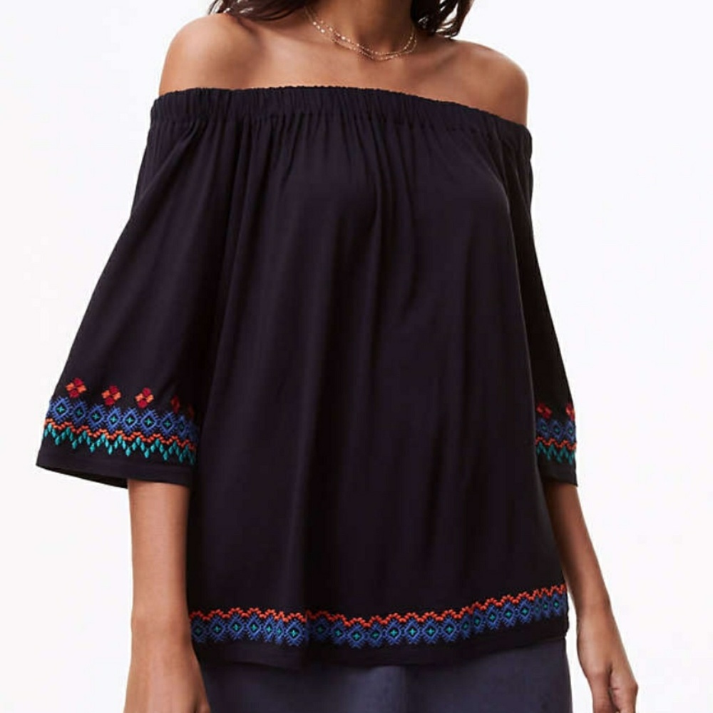 Loft black shirt